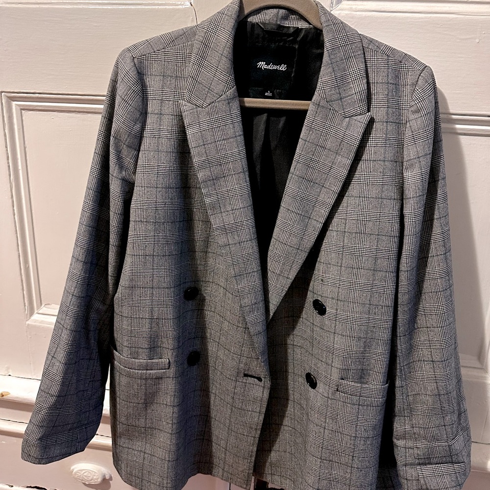 Madewell Oversized Double Breasted Blazer